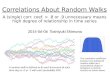 Correlations about random_walks