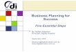 Business Planning for Success - 5 Essential Steps