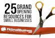 Top 25 Grand Opening Resources For Small Businesses
