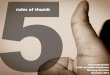 5 Rules of Thumb (designing HOTS classroom activities)