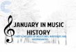 January: The Month in Music History