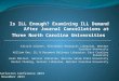 Is ILL enough: Examining ILL demand after Journal Cancellations at 3 North Carolina Universities