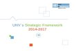 UNV Strategic Framework: 2014 - 2017