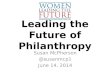 Philanthropy Gives Women a Seat at the Table - How Can You Benefit