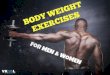 27 Body Weight Exercises for Men and Women to Get Back in Shape as Fast and Easily as They Wish