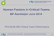 Human Factors Keynote talk BP AGT Conference Baku June 14