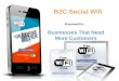B2C Social WiFi