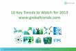 Global Trends 10 Key Trends to Watch for 2013