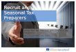 Recruit and Train Your Own Tax Preparers