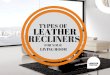 Types of Leather Recliners for Your Living Room