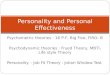 Personality and Personal Effectiveness