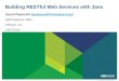 Building Restful Web Services with Java