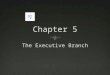The Executive Branch-US GOVERNMENT CHPT 5
