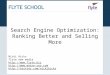Search Engine Optimization 101: Rank Higher and Sell More