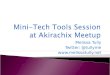 Mini Tech Tools Session at Akirachix Meetup