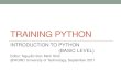 Python - the basics