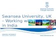 Swansea University - working with industry in India