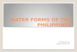 Water forms of the philippines