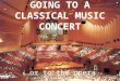 ENCC talk: "Going to a classical music concert"