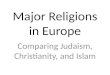 Europe Major Religions In Europe