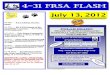FRSA Flash 13 JULY 2012