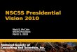 NSCSS Presidential Vision For 2010