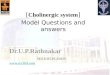Cholinergic System Model Questions & Answers