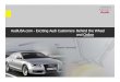 Car Manufacturer website strategy - AudiUSA.com