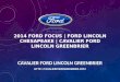 2014 Ford Focus | Ford Lincoln Chesapeake | Cavalier Ford Lincoln Greenbrier
