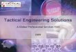 Tactical Engineering Solutions   Global Professional Service Team
