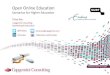 Open and Online Education - Scenario's for Higher Education