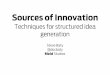 Sources of innovation presentation