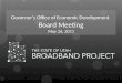 Utah Broadband Project GOED board Mtg 5.26.11
