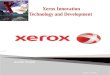 Technology and Innovation at xerox ppt