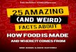 25 Amazing (and Weird) Facts About How Food Is Made And Where It Comes From