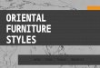 Oriental furniture styles REPORT