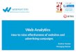 Web Analytics. How to raise effectiveness of websites and advertising campaigns