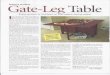 DIY Gate-Leg Table