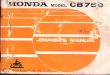 Honda Owners Manual CB750K3