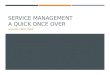 Services Management - End to End Overview