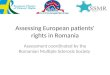 Assessing Patients' rights in Romania - Cosmina Dudu