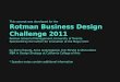 CCA DMBA Rotman Business Design Challenge Submission