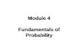 Module 4 - Fundamentals of Probability