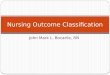 Nursing Outcome Classification