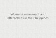 Women's Movement and Alternatives