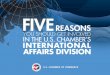 5 Reasons You Should get Involved in the U.S. Chamber's International Affairs Division