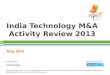 iSPIRT: M&A activity report may 2013