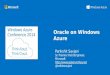 Oracle on Azure at Windows Azure Conference 2014