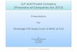 Companies Act 2013 and LLP- a Comparative Study