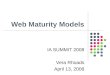 Web Maturity Models